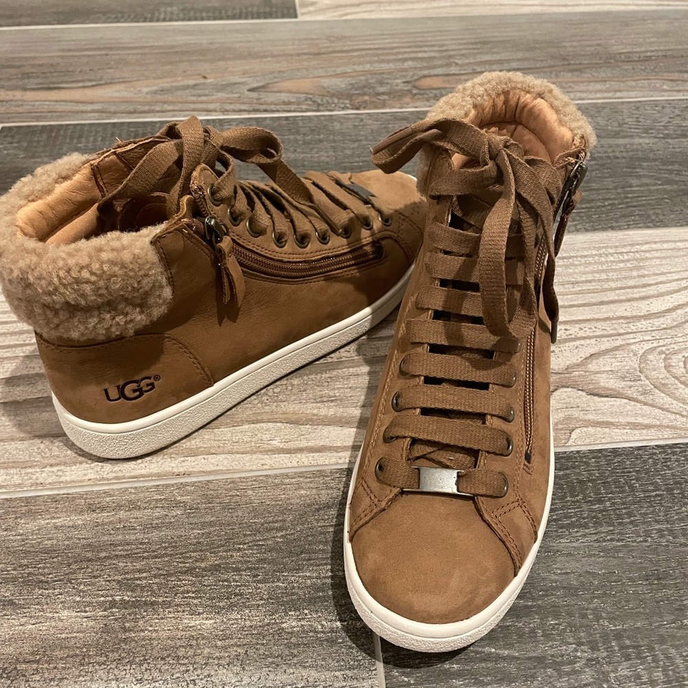 Ugg Genuine Shearling Cuff Sneaker